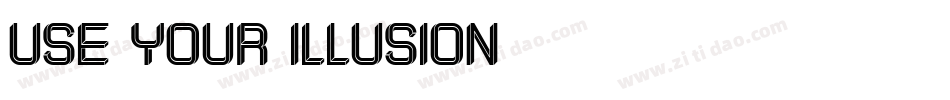 Use Your Illusion字体转换